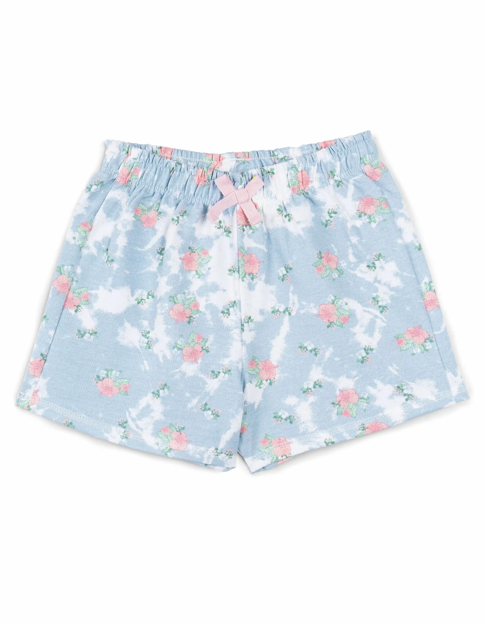 Disney Lilo & Stitch - Sudadera de rizo francés para niñas, camiseta y pantalones cortos, 3 piezas, tallas de niño a niño grande (4T - 10-12)