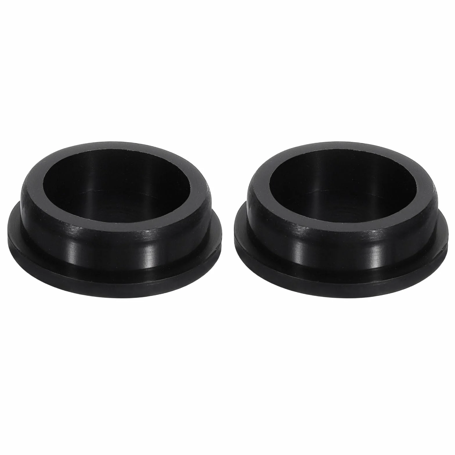 QUARKZMAN 2 Piezas Tapones Negros de Goma para Orificios 46-47mm