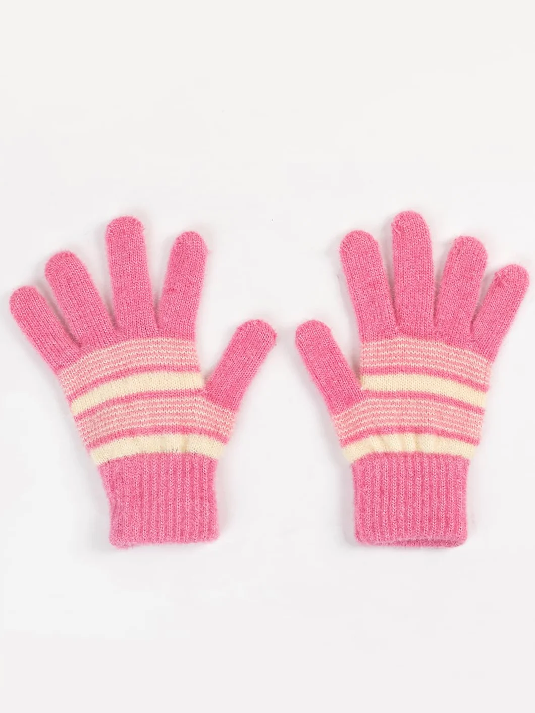 AMOLDO Conjunto combinado de gorro de lana de invierno para mujer con silenciador/scraf y guantes (gorra de diseño)