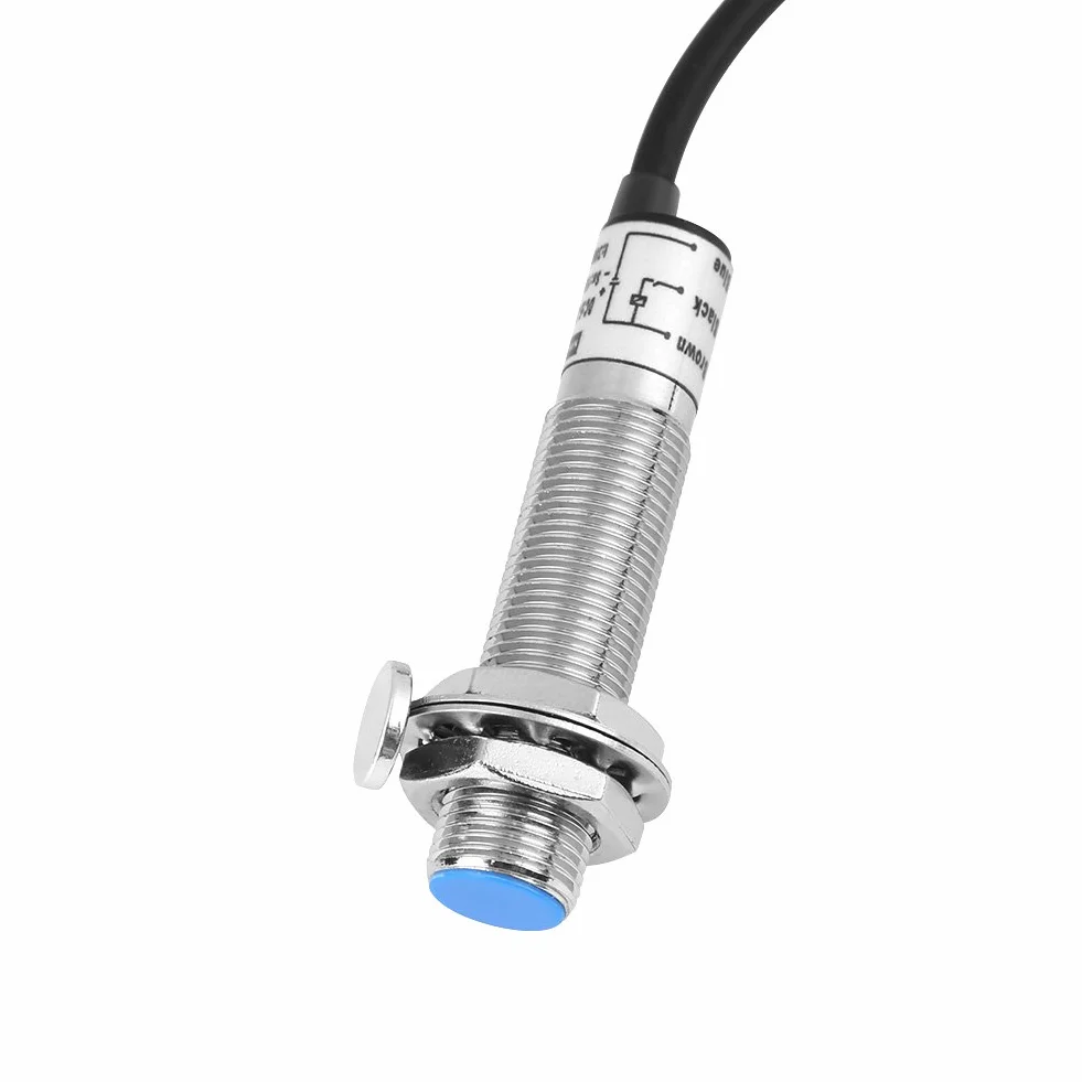 LED Tacómetro Digital RPM Medidor de Velocidad con Sensor Hall NPN Rojo