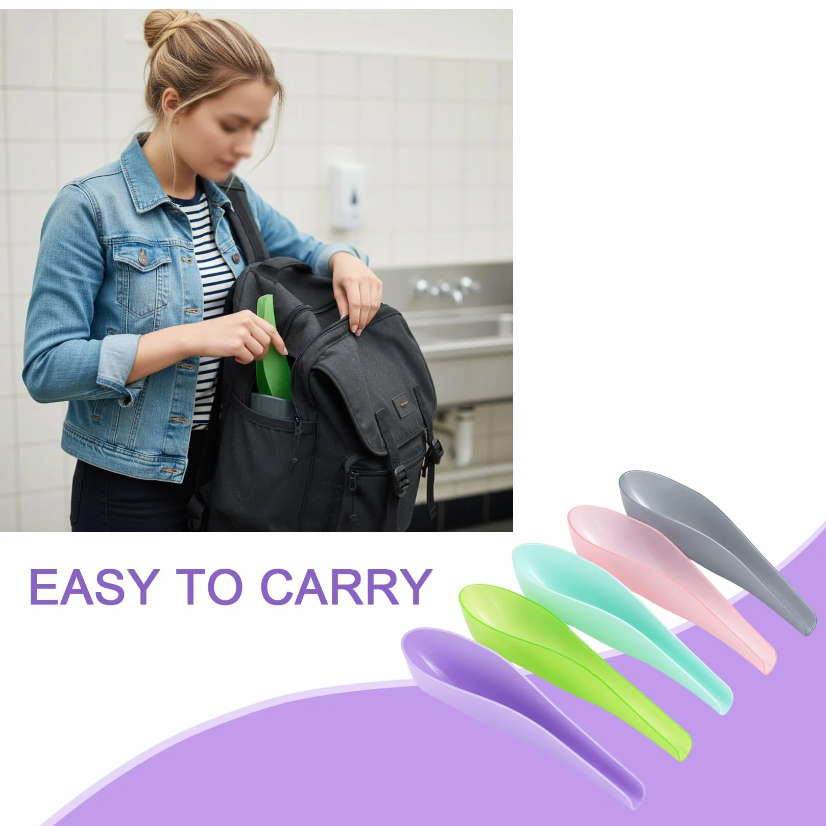 Orinal Femenino Portátil para Orinar de Pie, Embudo de Viaje Reutilizable para Mujer, Accesorio de Baño para Camping y Senderismo