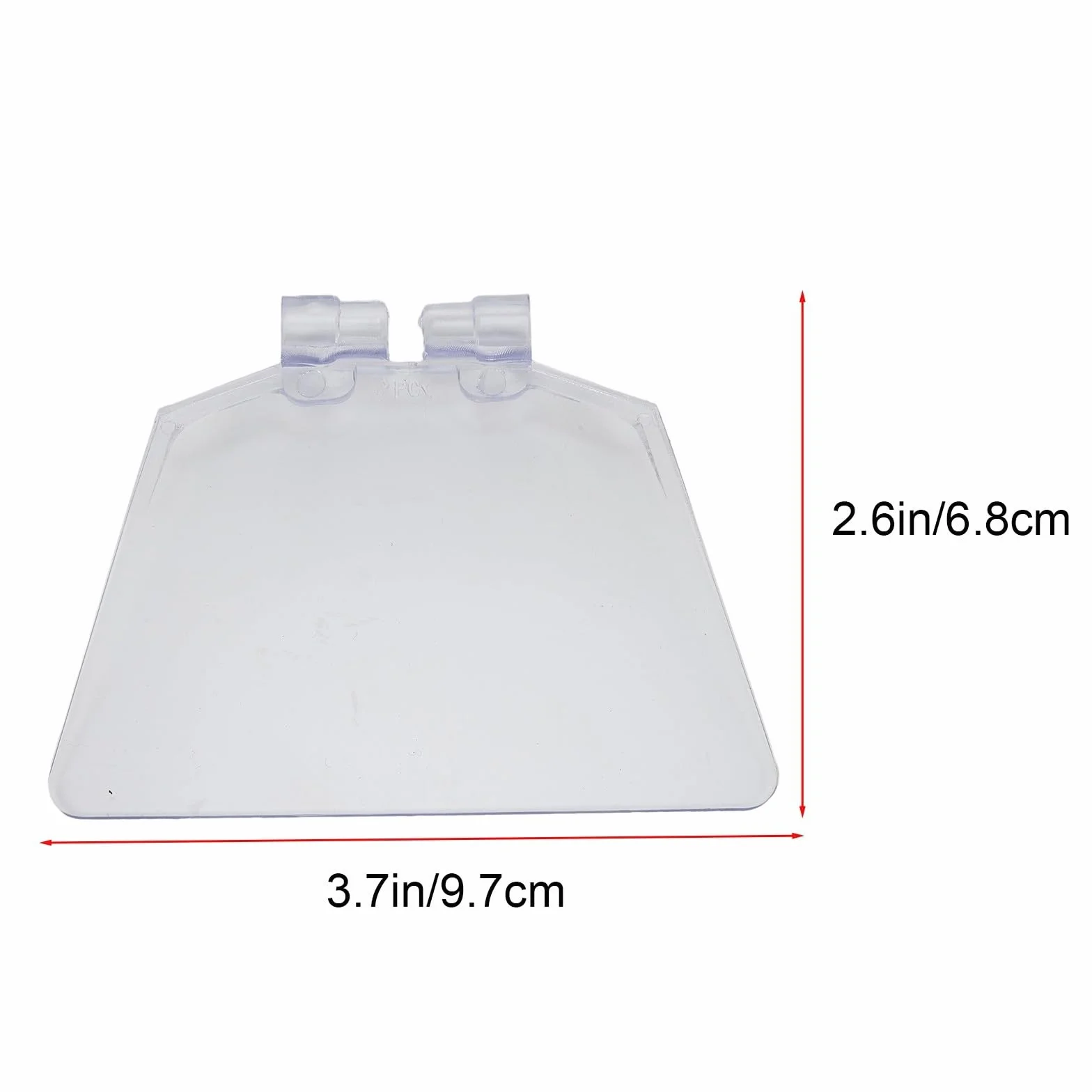 Protectores oculares para amoladora de banco, plástico ABS transparente, paquete de 2