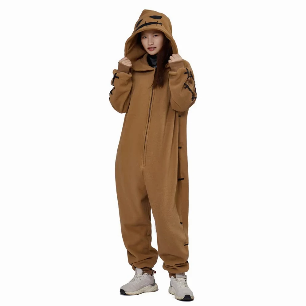 Disfraz unisex de Oogie Boogie para adultos, disfraz de villano de la pesadilla Jack Skellington