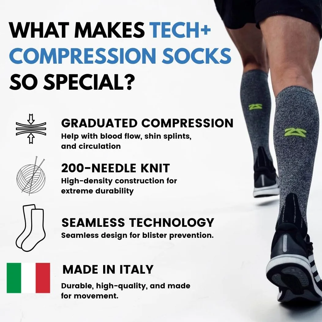 Zensah Tech+ - Calcetines de compresión