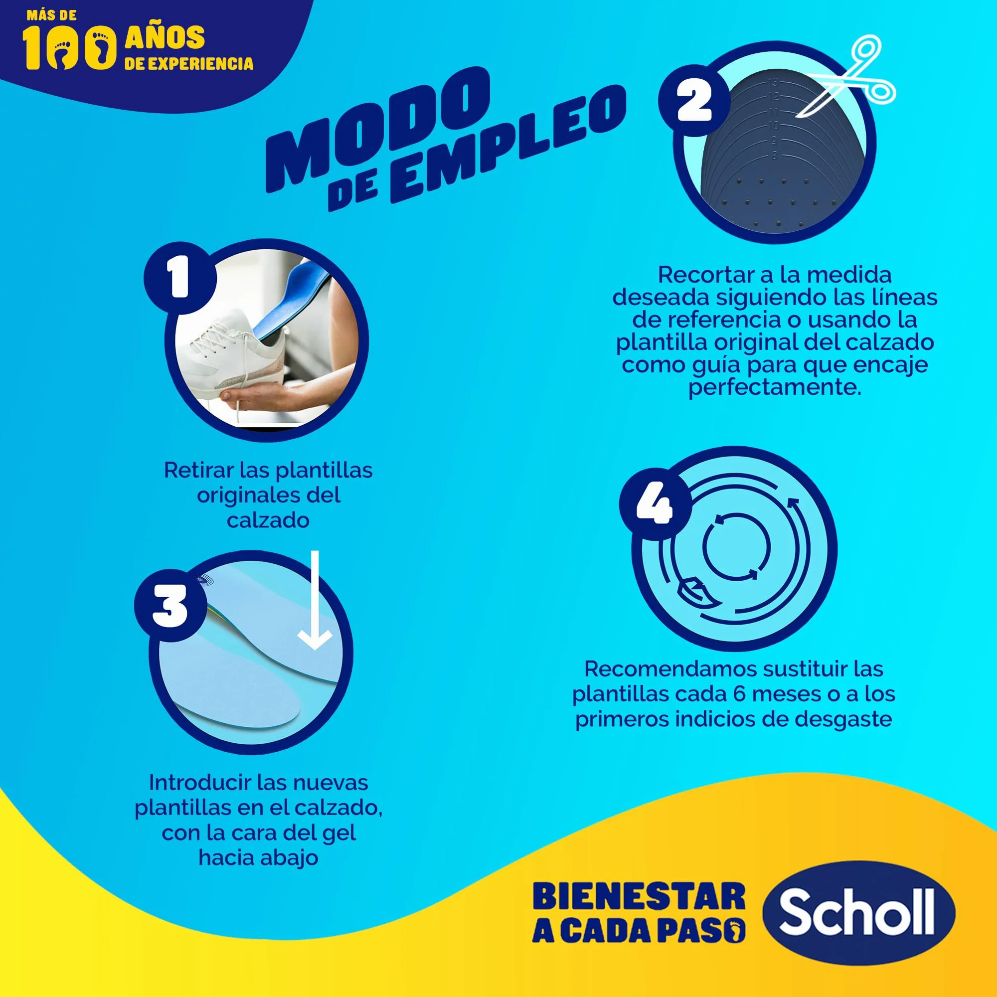 Dr. Scholl's Extra Reforzadas Plantillas para Hombre, Soporte del Arco, Absorción de Impactos, Pies Anchos, Corpulentos