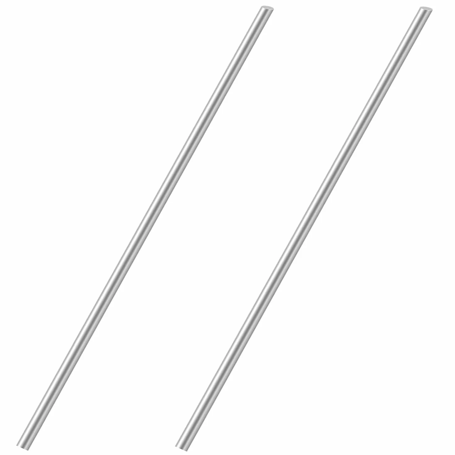 Barras Acero Inoxidable 10x300mm - Lote de 2 Unidades para Bricolaje