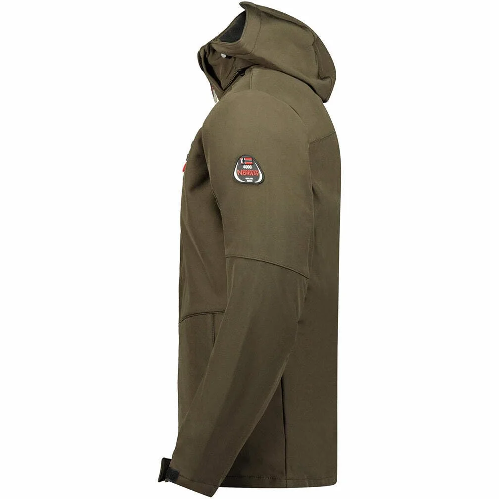 Geographical Norway Timmex Men - Chaqueta Softshell Hombre Impermeable Con Capucha - Abrigo Para Hombres Outdoor Cortavientos Resistente - Senderismo Esquí Otoño Invierno Primavera