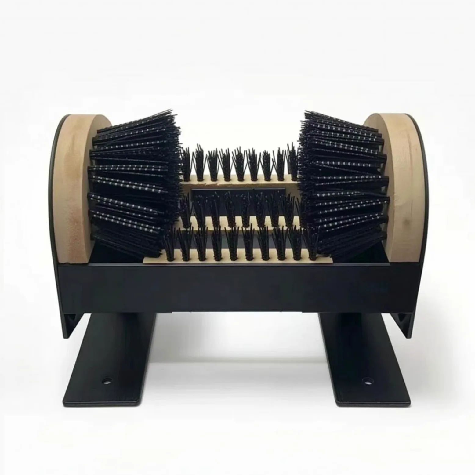 Gralara Limpiador Zapatos Golf Fijo Limpiador Calzado con Soporte Resistente Cepillo para Golfistas