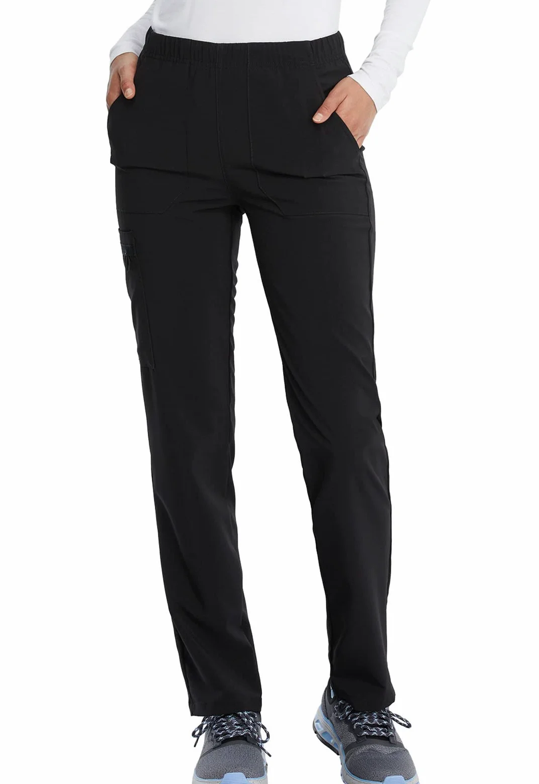 Dickies EDS Essentials DK019 - Pantalón quirúrgico para hombre y mujer, tiro natural, pierna cónica