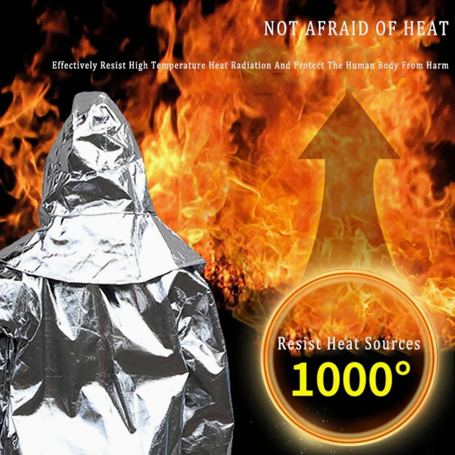 Traje Protección contra Incendios, Uniforme Bombero Resistente A Altas Temperaturas para Plantas Químicas Y contra Incendios