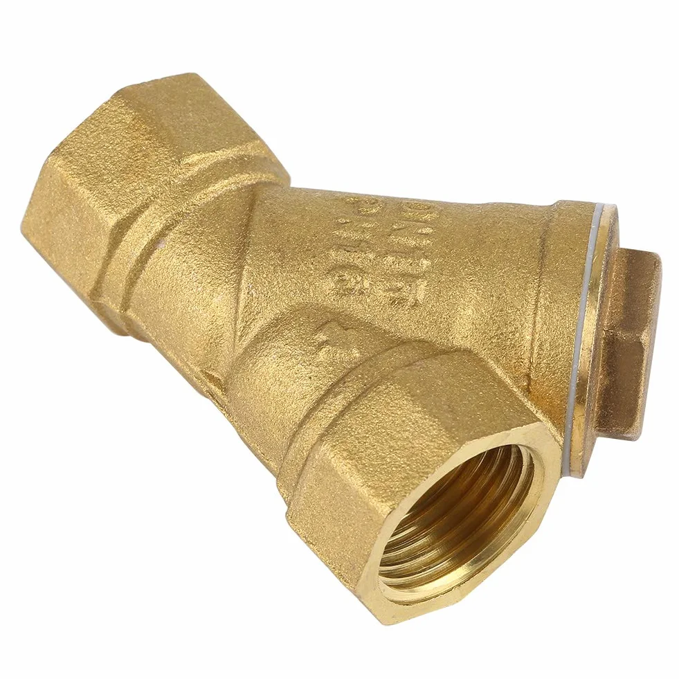 Filtro de Latón 1/2" BSPP Rosca Hembra Válvula en Y Separación Agua Aceite DN15