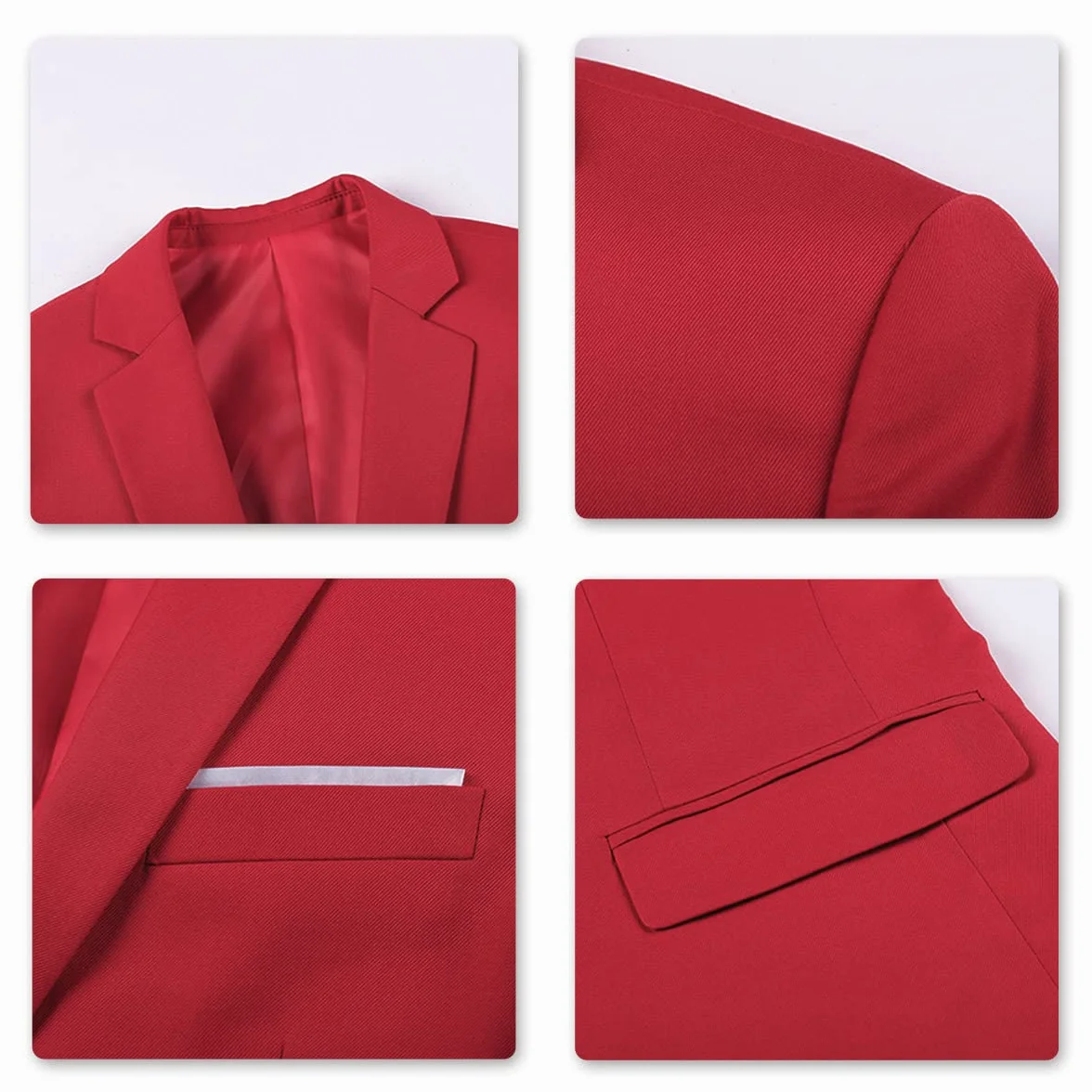 YOUTHUP Blazers de Hombre Slim Fit Elegante Chaqueta de Traje Formal Americana para Hombre