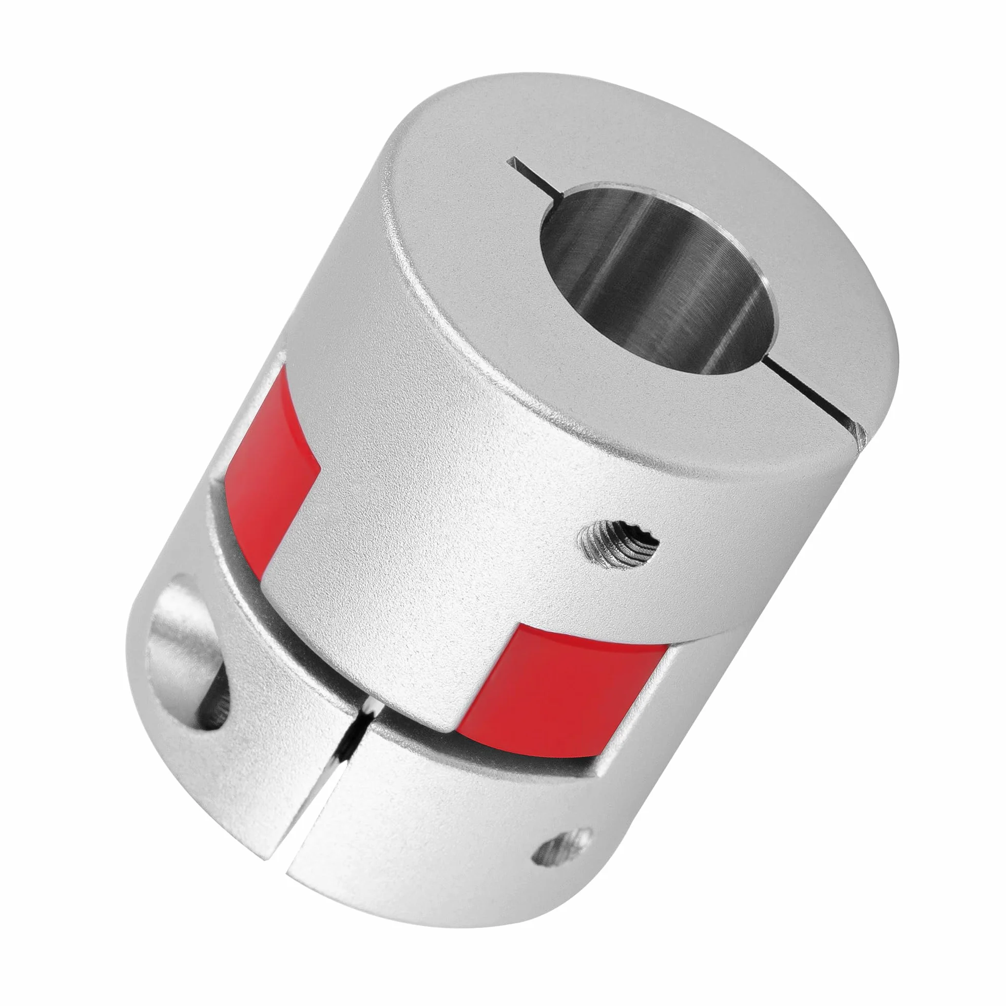 Acopladores Flexibles de Aluminio 10 mm a 10 mm, Conector Acoplamiento de Eje para impresora 3D CNC servomotor (D20 L25)