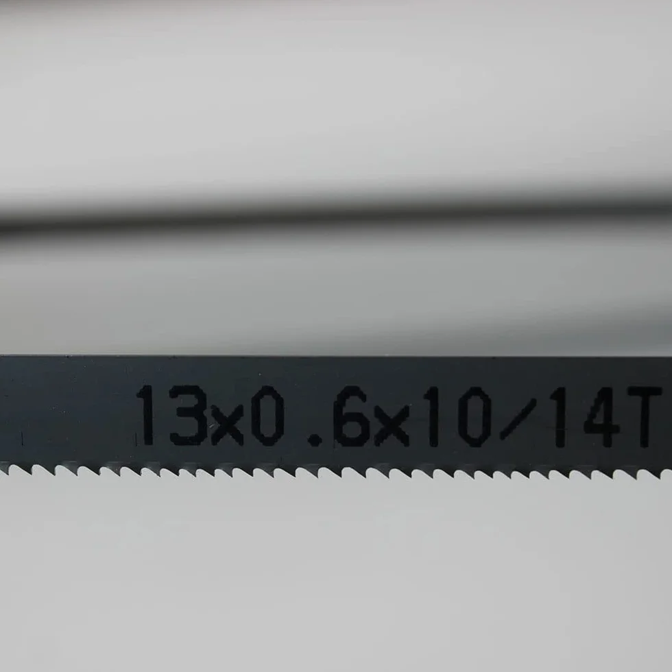 Hojas de sierra de cinta M42 bimetálicas 8" 9" 10" 12" 1/2" 14 Tpi 1400mm para madera dura y metal