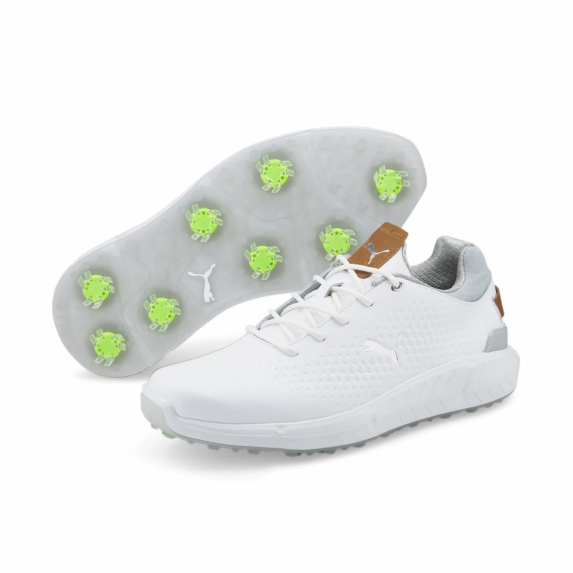Puma Golf Hombres Ignite Articulate Cuero Impermeable Zapatos de Golf