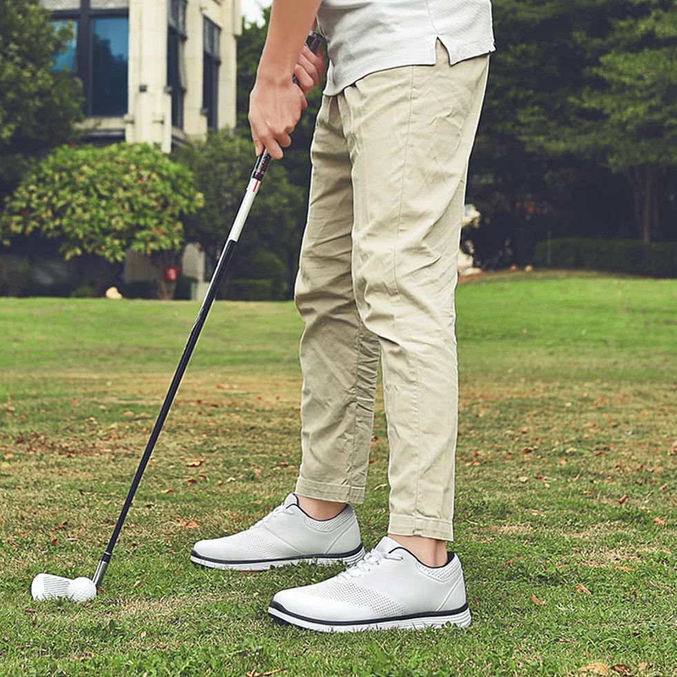 Zapatos de Golf Sin Clavos Transpirables Al Aire Libre para Hombres para Hombres y Mujeres