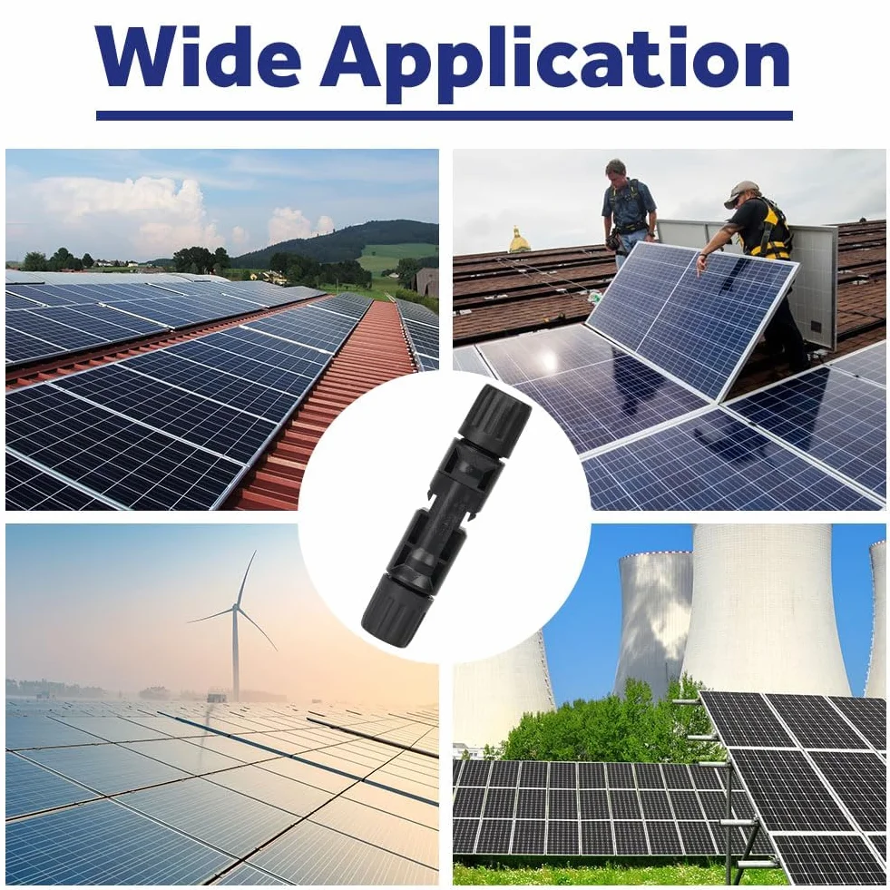 Conector Solar Fotovoltaico 8 Pares Macho/Hembra Impermeable