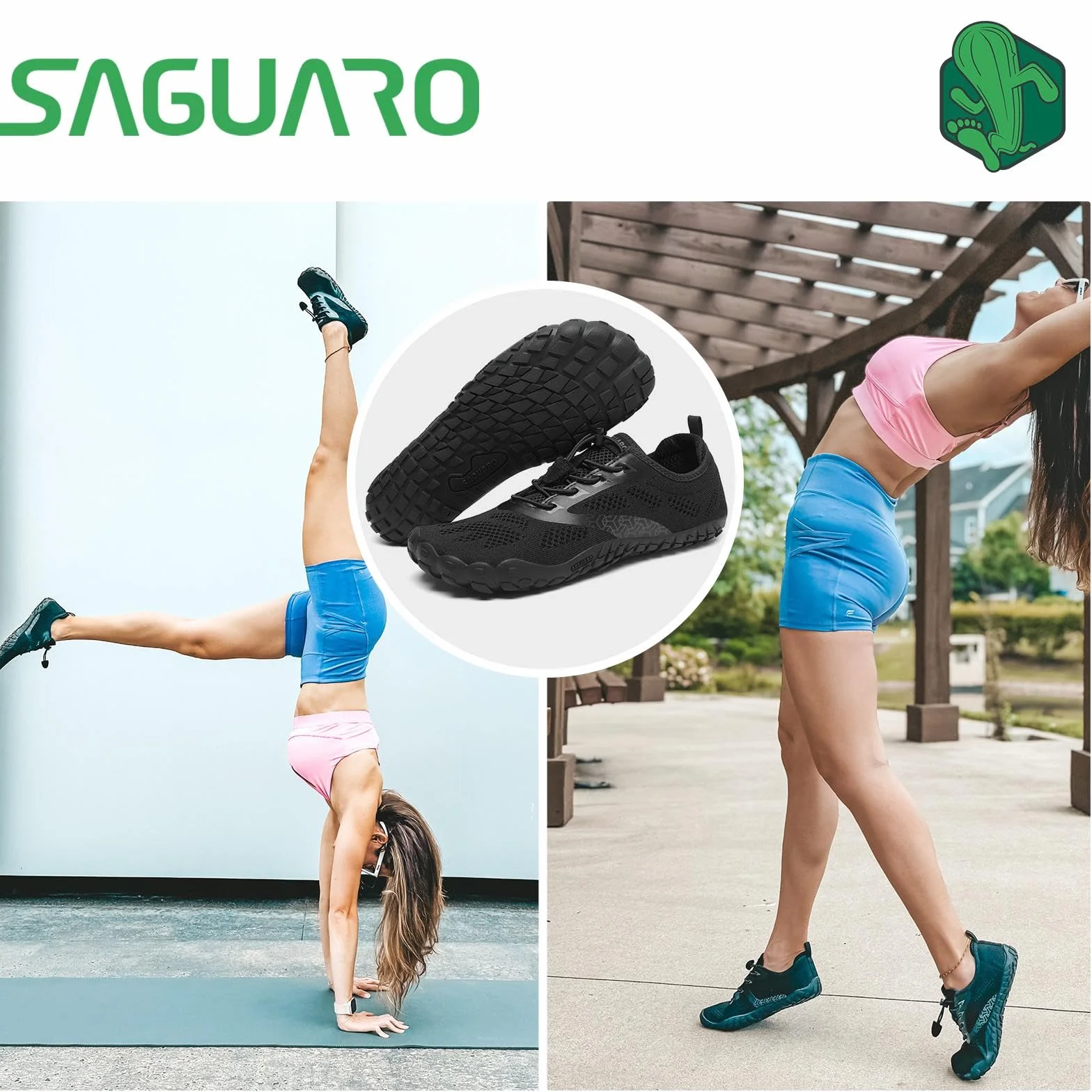 SAGUARO Barefoot Zapatillas de Trail Running Minimalistas Unisex Adulto