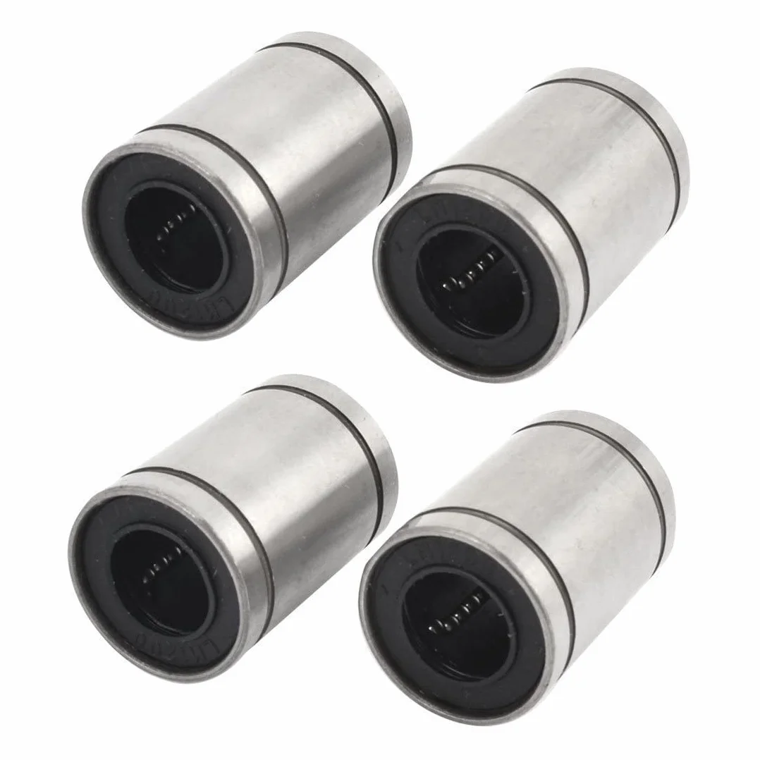 Bujes de rodamiento de bolas lineales LM12UU sellados de goma 12 mm diámetro interior