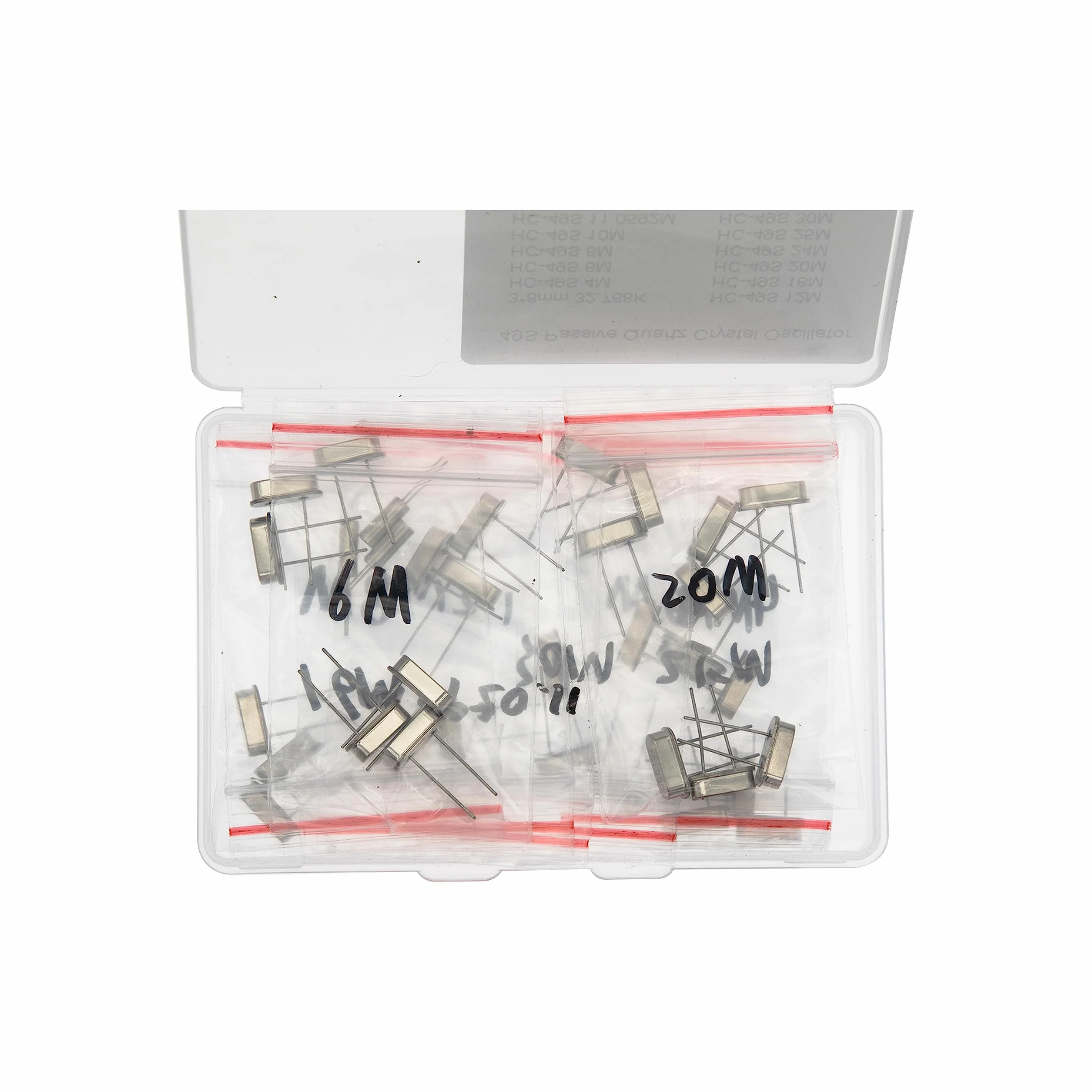 49S Crystal Oscillator Kit 12 Values 3 Pieces 32.768K 4M 6M 8M 10M 11.0592M 12M 16M 20M 24M 25M 30M