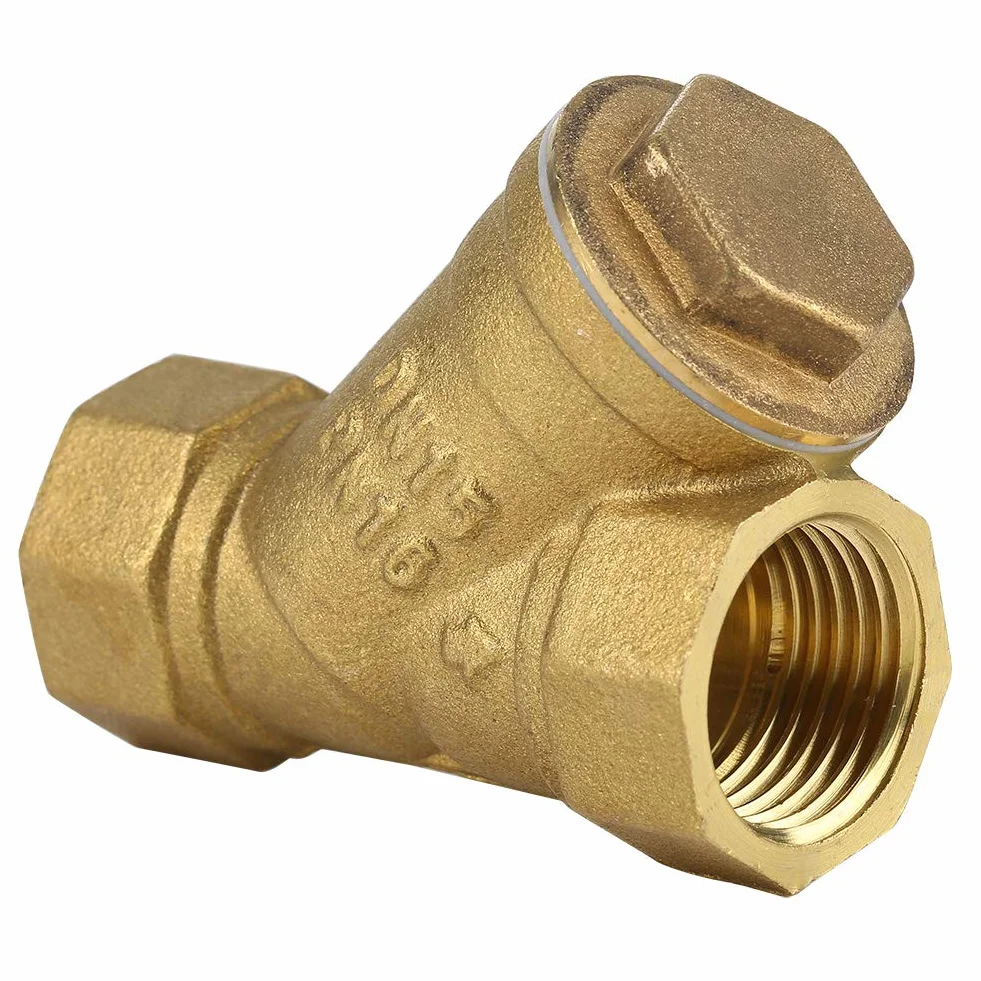 Filtro de Latón 1/2" BSPP Rosca Hembra Válvula en Y Separación Agua Aceite DN15
