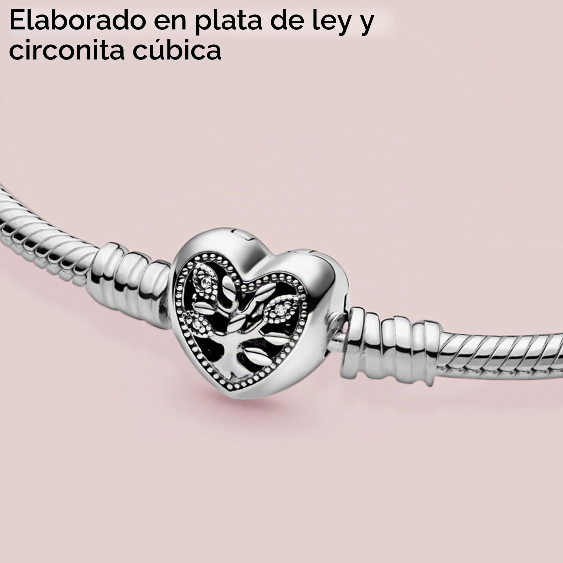 PANDORA Pulsera para Mujer Plata de Ley 925 598827C01