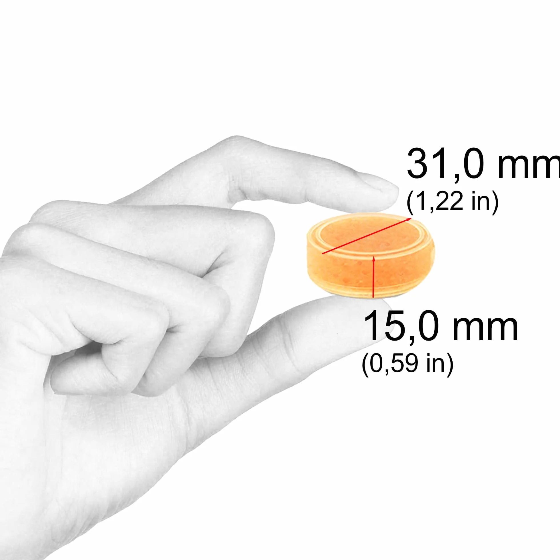 JB White 8 cápsulas desecantes para audífonos, pastillas deshumidificadoras, 5 g