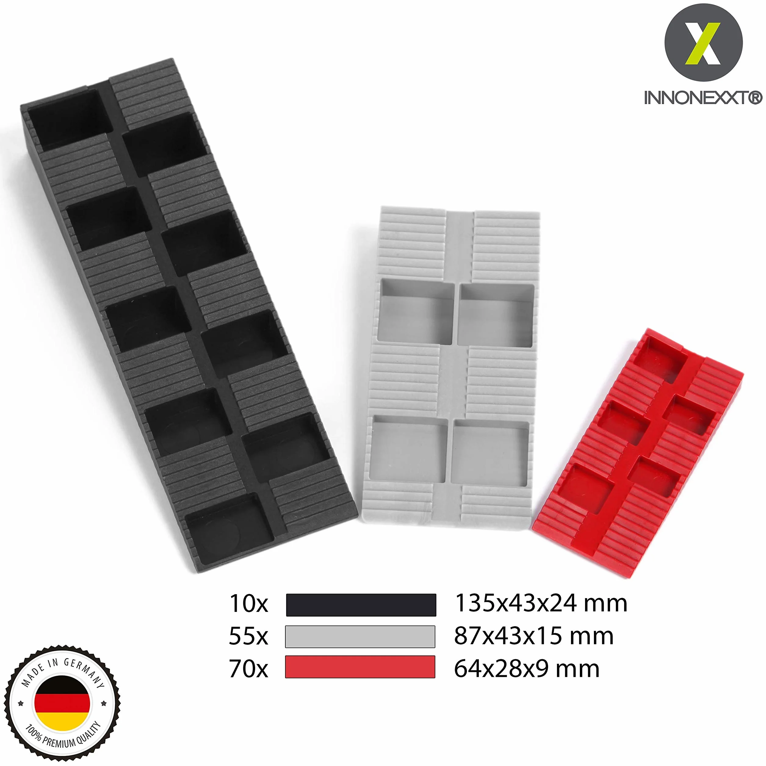 Prima Cuñas MIX 125 szt. - Cuñas de plástico de montaje para puertas y suelo