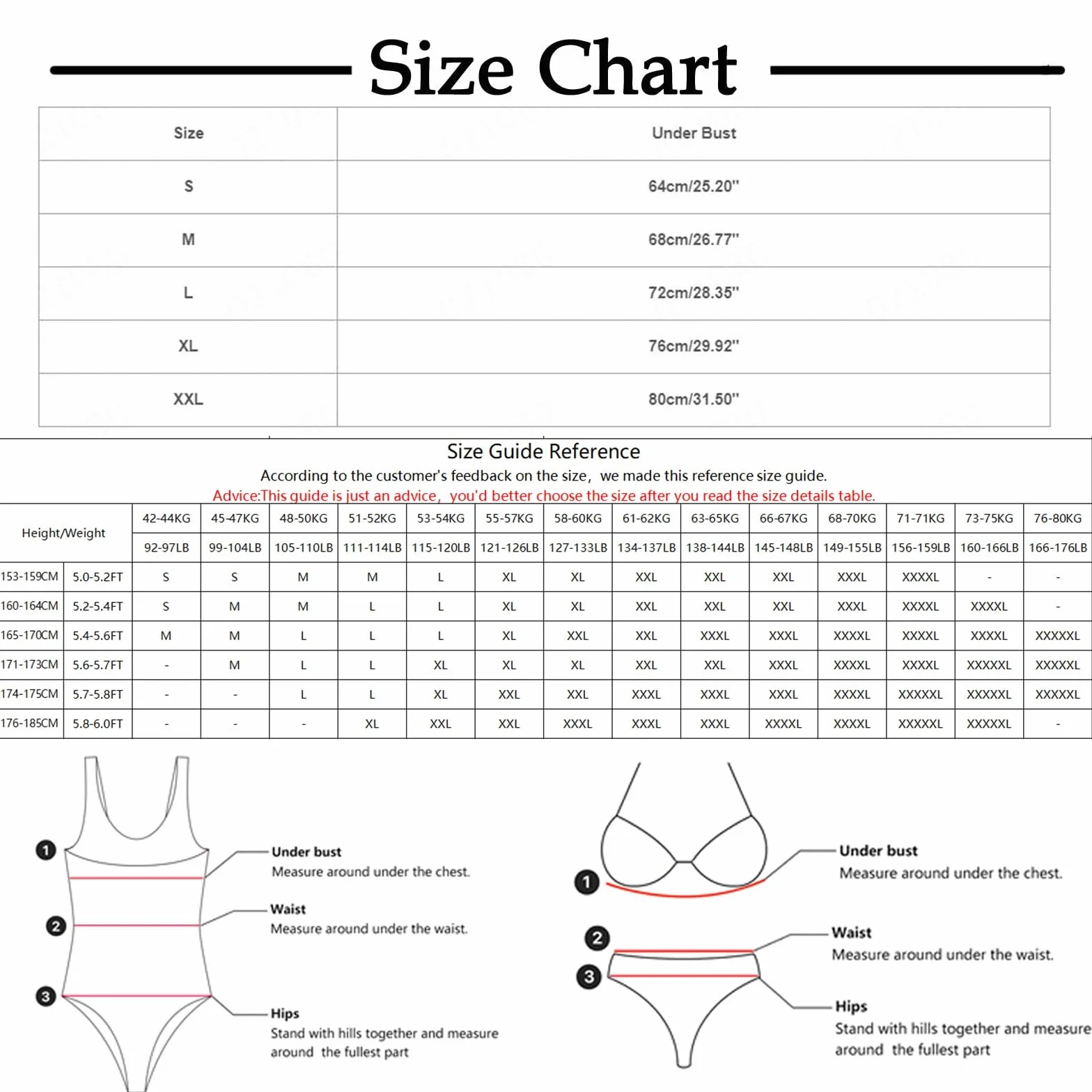 Bikini Top Bandeau para Mujer con Cordones Ajustables S-XXL