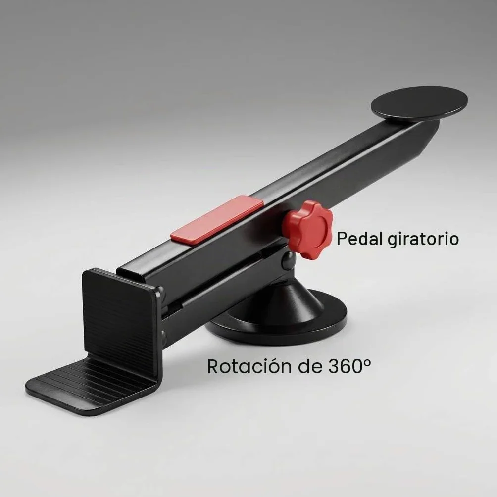QWORK Levantador de Puertas y Muebles Rotación 360 Grados Capacidad Máxima 100 kg