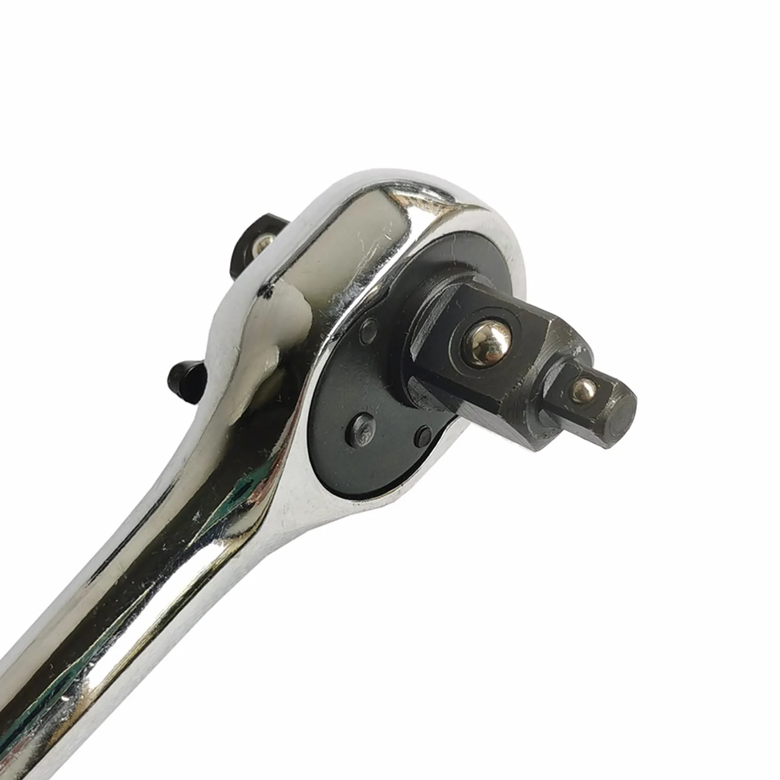 Llave de trinquete 1/2 3/8 1/4 pulgadas, acero al carbono, 72 dientes, reversible