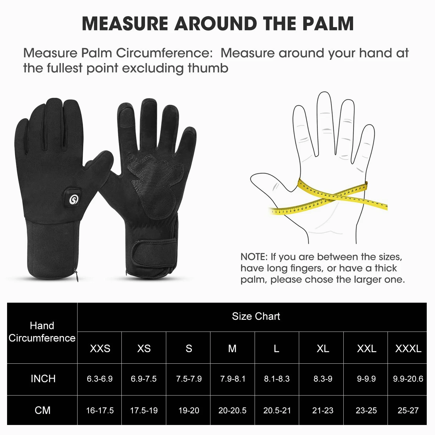 Guantes Calefactables, Guantes Térmicos Recargable 7.4V 2200mAh para Hombre y Mujer Eléctricos Guantes Moto Invierno Calefactables al Aire Libre Esquí Motociclismo Pesca Senderismo Prevenir Artritis
