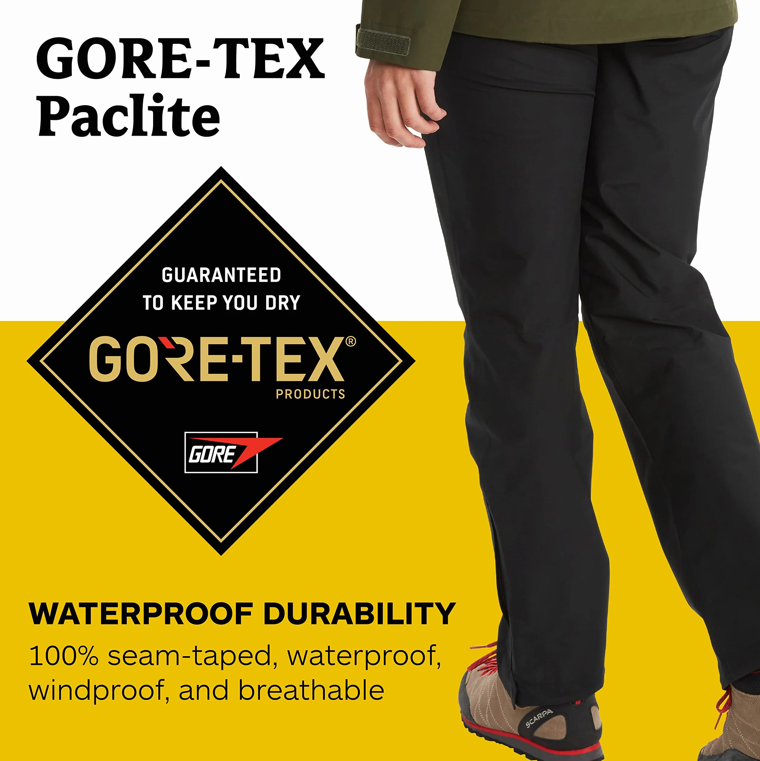 MARMOT Wm's Minimalist Pant - Pantalón impermeable Gore-Tex para lluvia, pantalón resistente al viento para senderismo, prenda transpirable para la lluvia para hacer excursiones Mujer