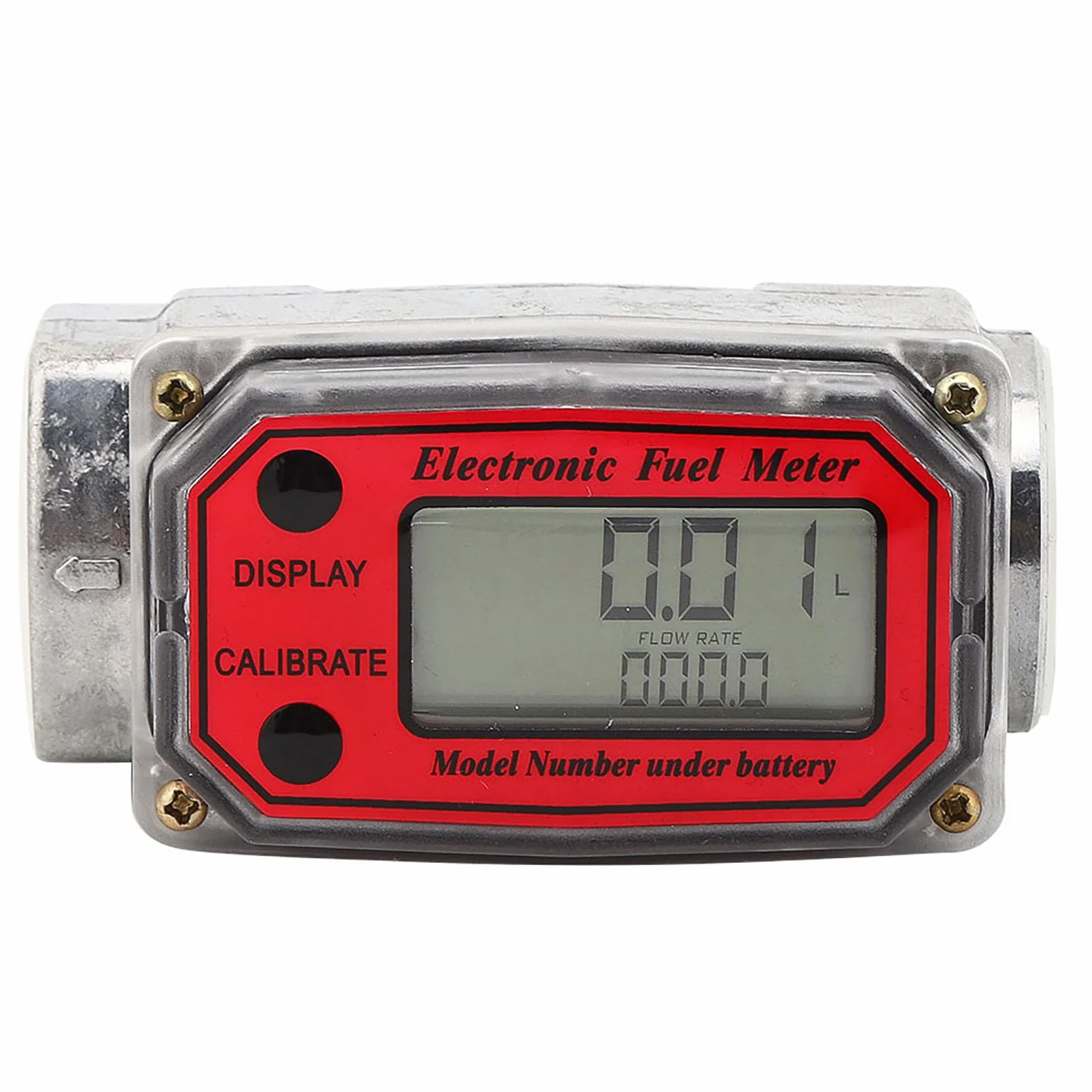 Medidor De Flujo Digital De Turbina Diesel 10-200L 1 Npt Llw-25
