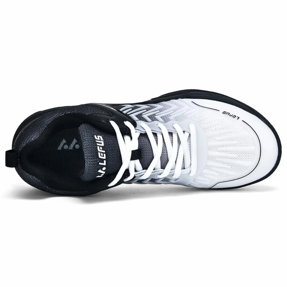 Zapatos de bádminton para hombre y mujer, zapatos de entrenamiento de cancha interior, antideslizantes, ligeros, para tenis, squash, voleibol, balonmano