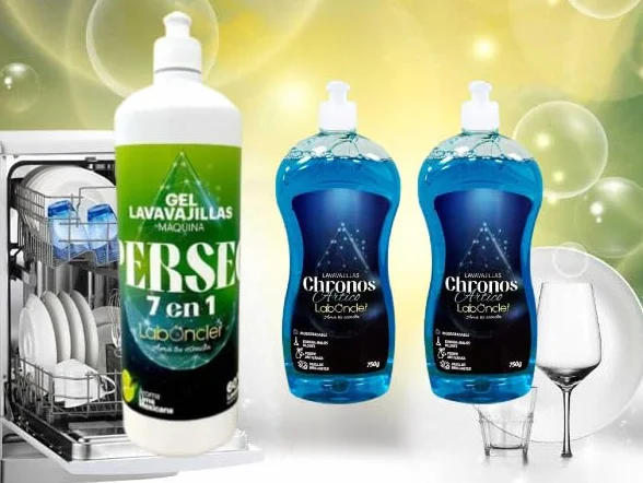 PERSEO LAVAVAJILLAS EN GEL 7 en 1 + CHRONOS LAVAVAJILLAS MANUAL PACK