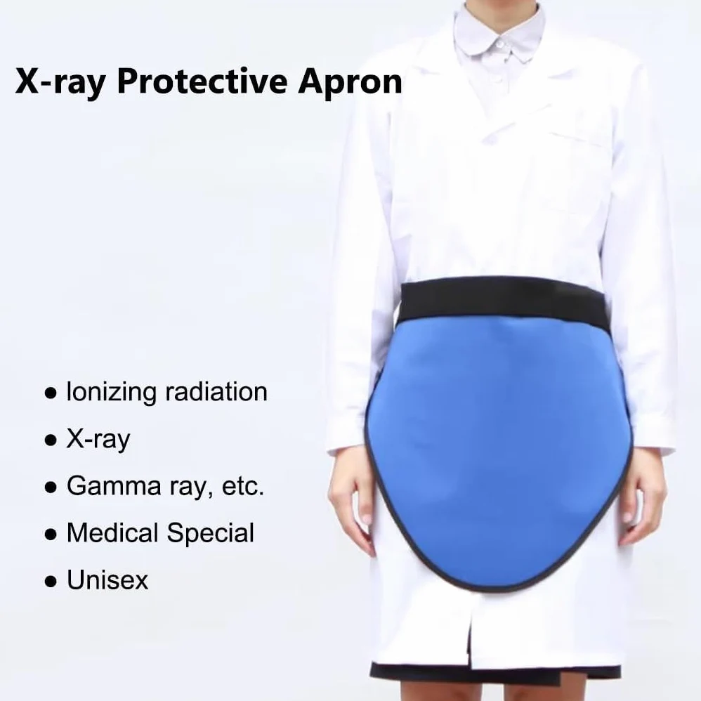 Delantal de Plomo para Rayos X, Delantal Protector de radiación de Rayos X, Cubierta Protectora Abdominal de protección contra la radiación para radiología CT Oral Dental Escudo de Rayos X