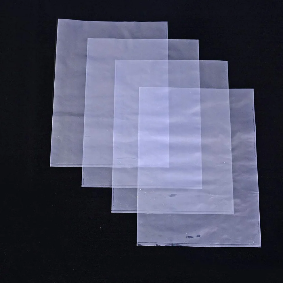 HEALLILY Bolsas Retráctiles Transparentes PVC 100 Unidades 9.84x11.11 Pulgadas Envoltura Termoretráctil