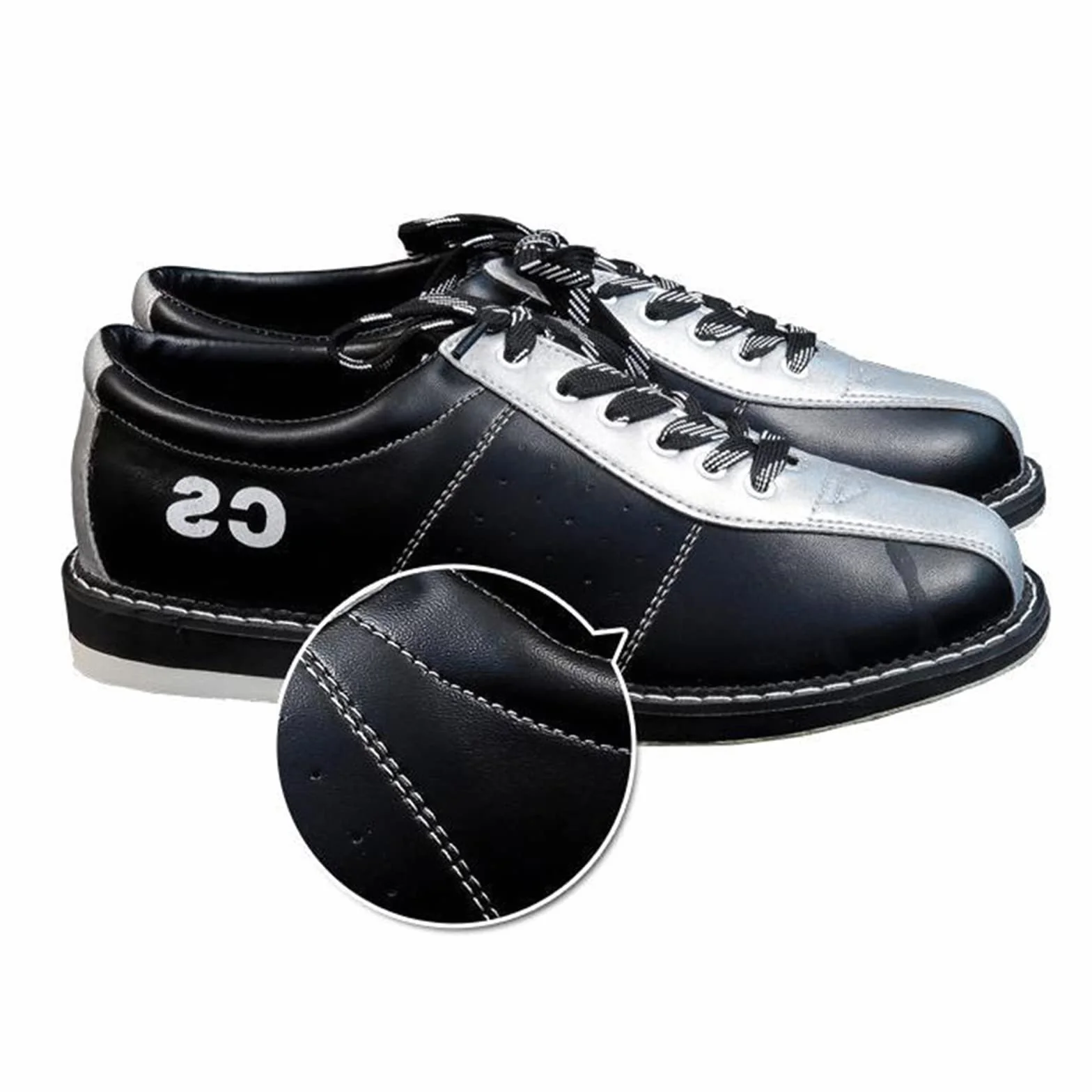Zapatos de Bowling Hombre Cuero Ligeros Amortiguador Resistente Al Desgaste