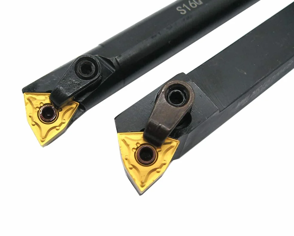 Soporte para herramientas torneado carburo indexable MWLNR1616H08 + barra mandrinar S16Q-MWLNR08 + insertos WNMG431 (WNMG080404)