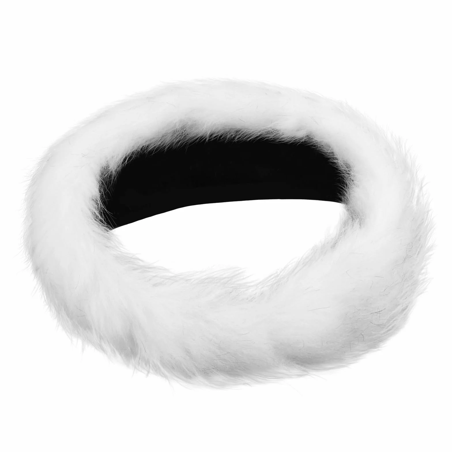 WLLHYF Diadema de piel sintética para mujer, calentador de orejas de invierno, gorro de esquí