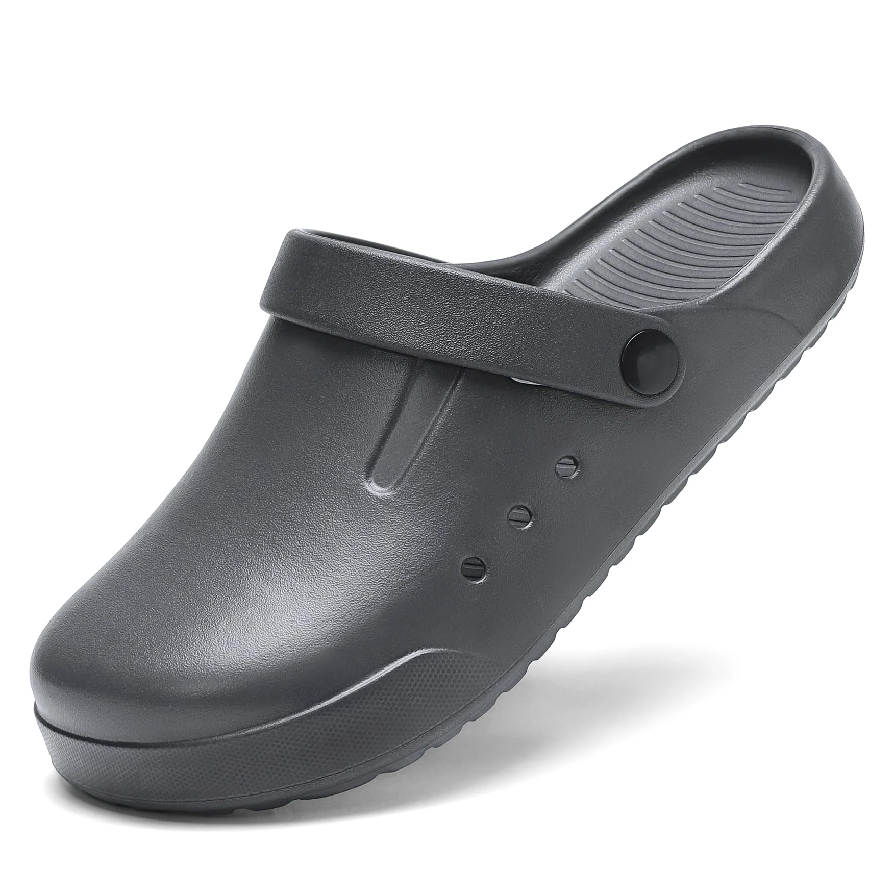 Nihaoya Zuecos para hombre y mujer, zapatos de jardín, pantuflas de playa para exteriores, cómodas, antideslizantes, ligeras, transpirables
