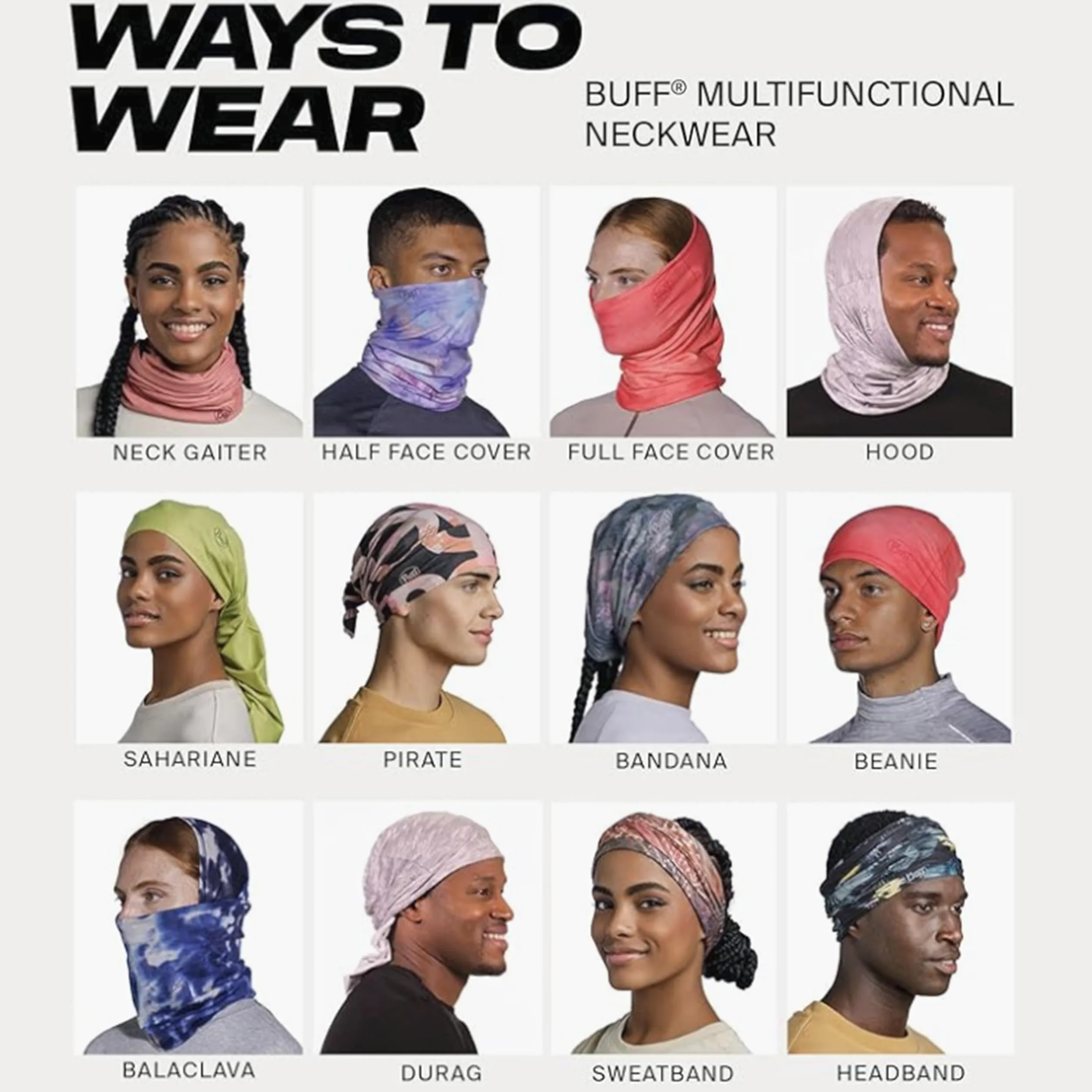 Buff Balaclava Unisex Adulto