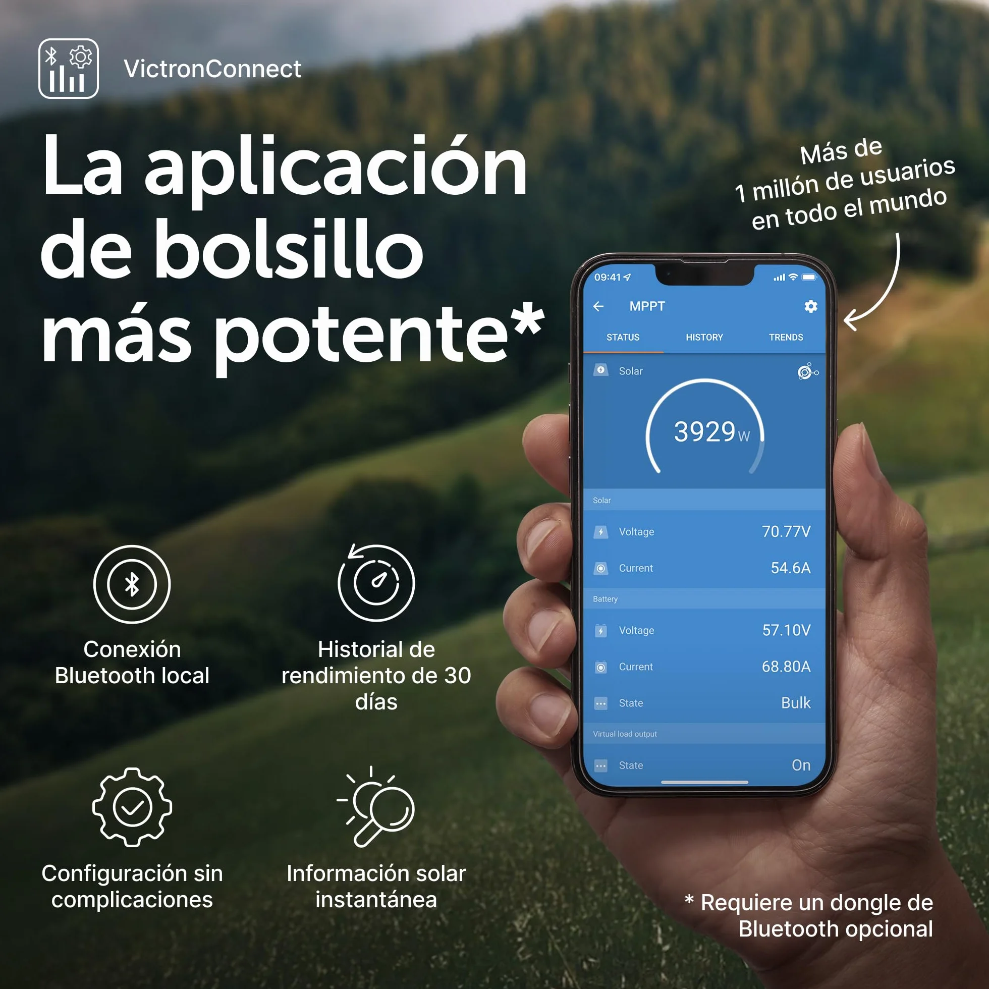Victron Energy BlueSolar MPPT 100V 50A 12/24V Controlador de Carga Solar
