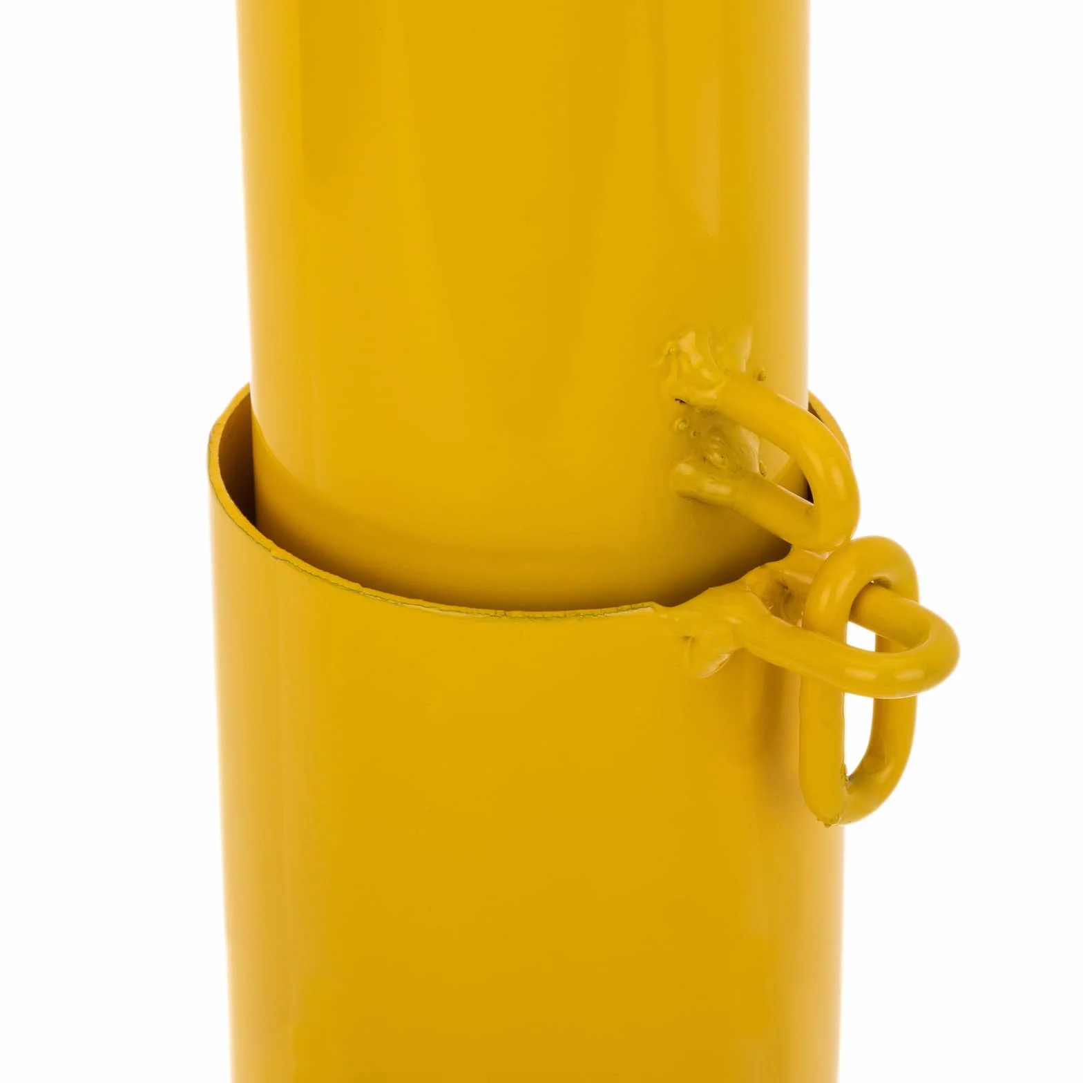 PrimeMatik Bolardo de acero con base enterrada removible 110x1000mm