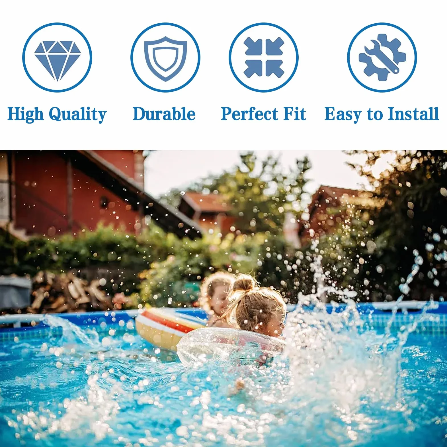 Juntas tóricas de repuesto para piscina 38mm goma 26323CA 26323EH 26331CA 26337EH