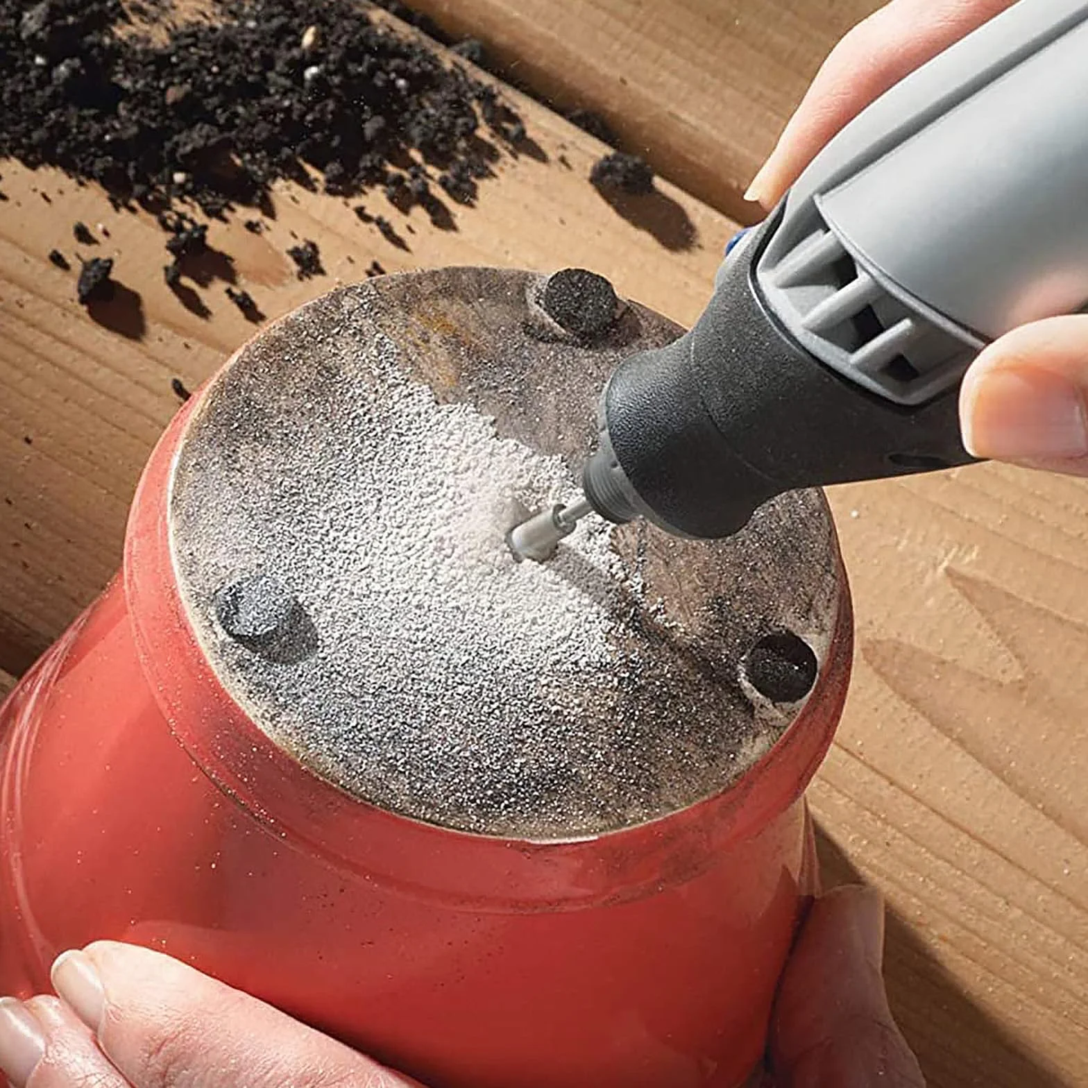 Fresas de diamante compatibles con Dremel, grano 50/116, vástago 3 mm, para tallado y pulido de piedra y vidrio