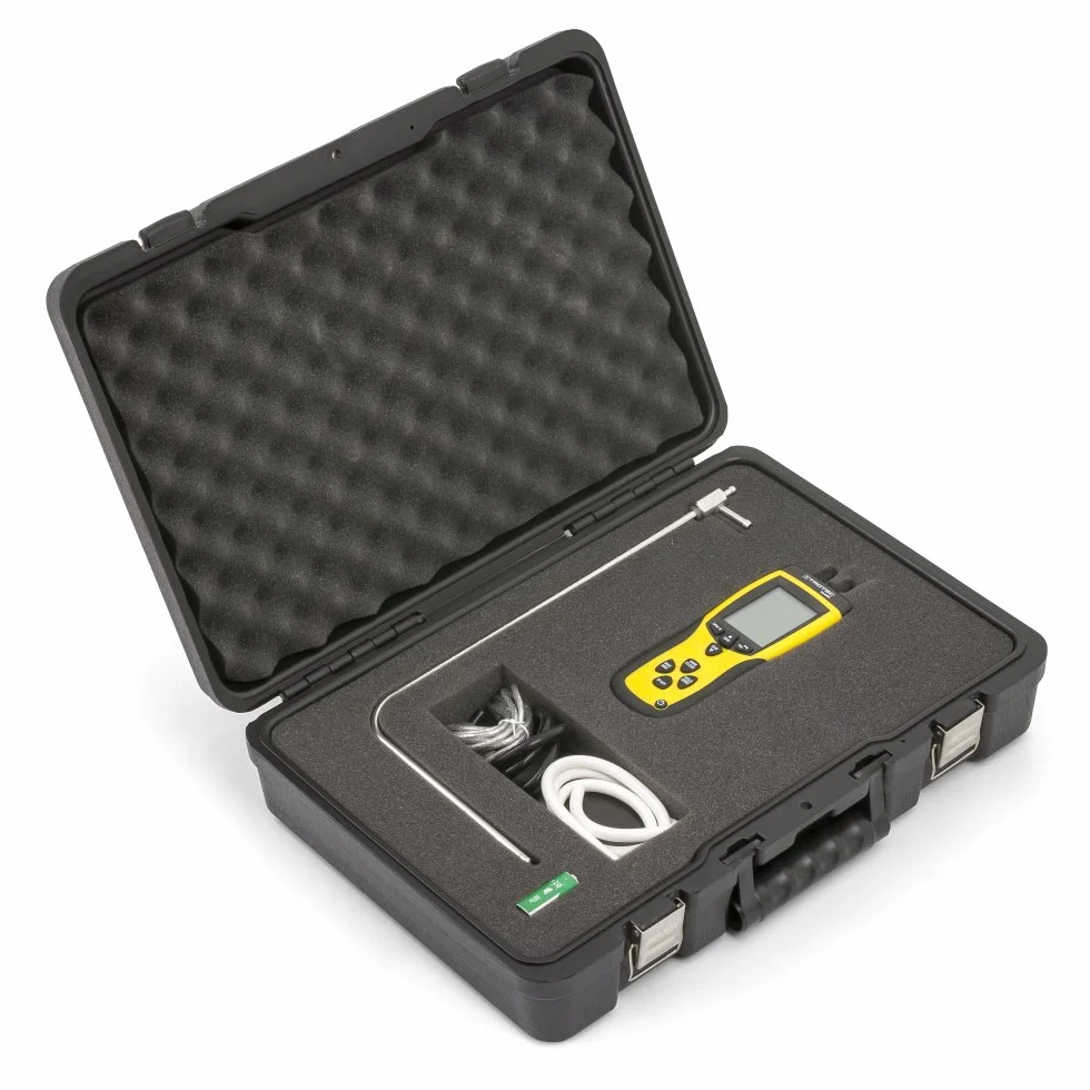 TROTEC Anemómetro TA400 Profesional Velocidad Flujo Presión Temperatura Aire