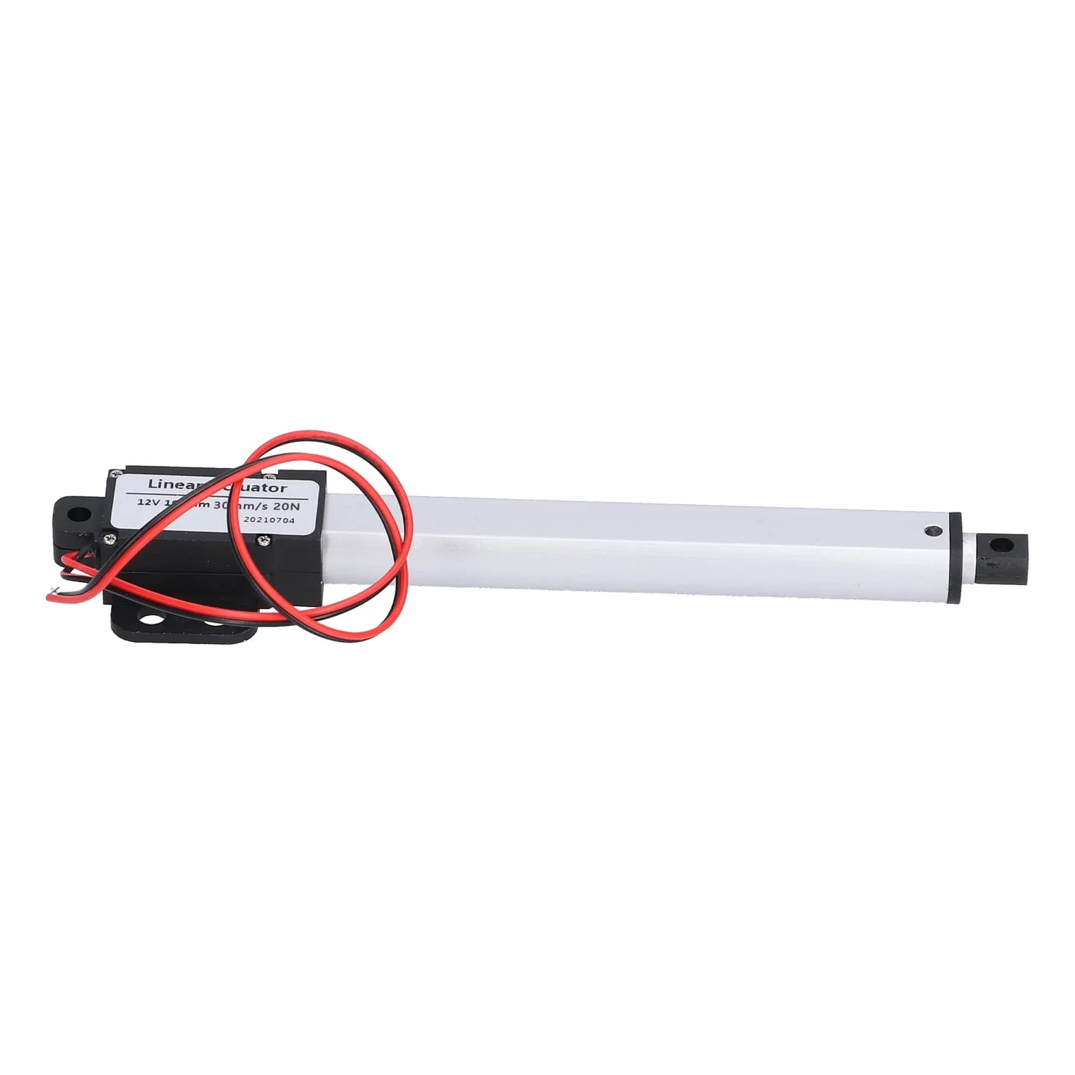 Actuador Lineal Eléctrico 12V 100mm 30mm/s 20N Bajo Ruido Interruptor Límite Interno