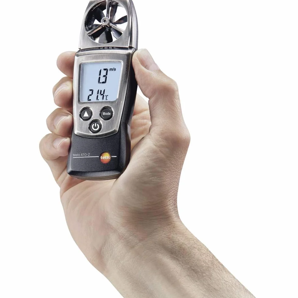 Testo 0560 4102 Anemómetro de Paletas con Medición de Humedad Integrada